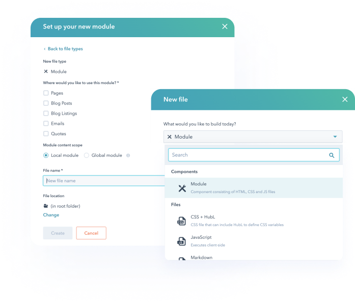 HUBSPOT CUSTOME MODULE